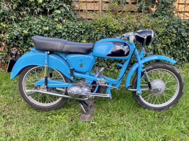 Aermacchi 125 U/N de 1954 – Prototipo, Rara Ligera Italiana, Estado Casi Perfecto